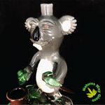 Eucalyptus Inline Koala w/ Matching Dabber from AaronU Glass - Natures Way Glass