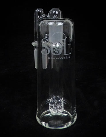 14mm Ash Catcher with Lace Perc & Splash Guard from SOL GLASS - Natures Way Glass