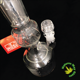 HiSi Double Geyser Perc 18 Inch Beaker - Natures Way Glass