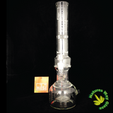 HiSi Double Geyser Perc 18 Inch Beaker - Natures Way Glass