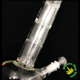HiSi Jr. Trpl Bell Perc 2.0--14 Inch Beaker - Natures Way Glass