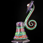 Purple Wig Wag Dewar and Chameleon Tail - Natures Way Glass