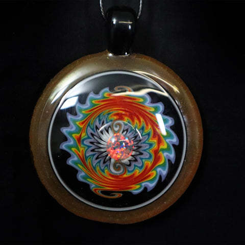 Terps Wig Wag Opal Pendant - Natures Way Glass