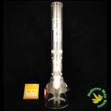 HiSi Jr. Triple U Perc--16 Inch Beaker - Natures Way Glass